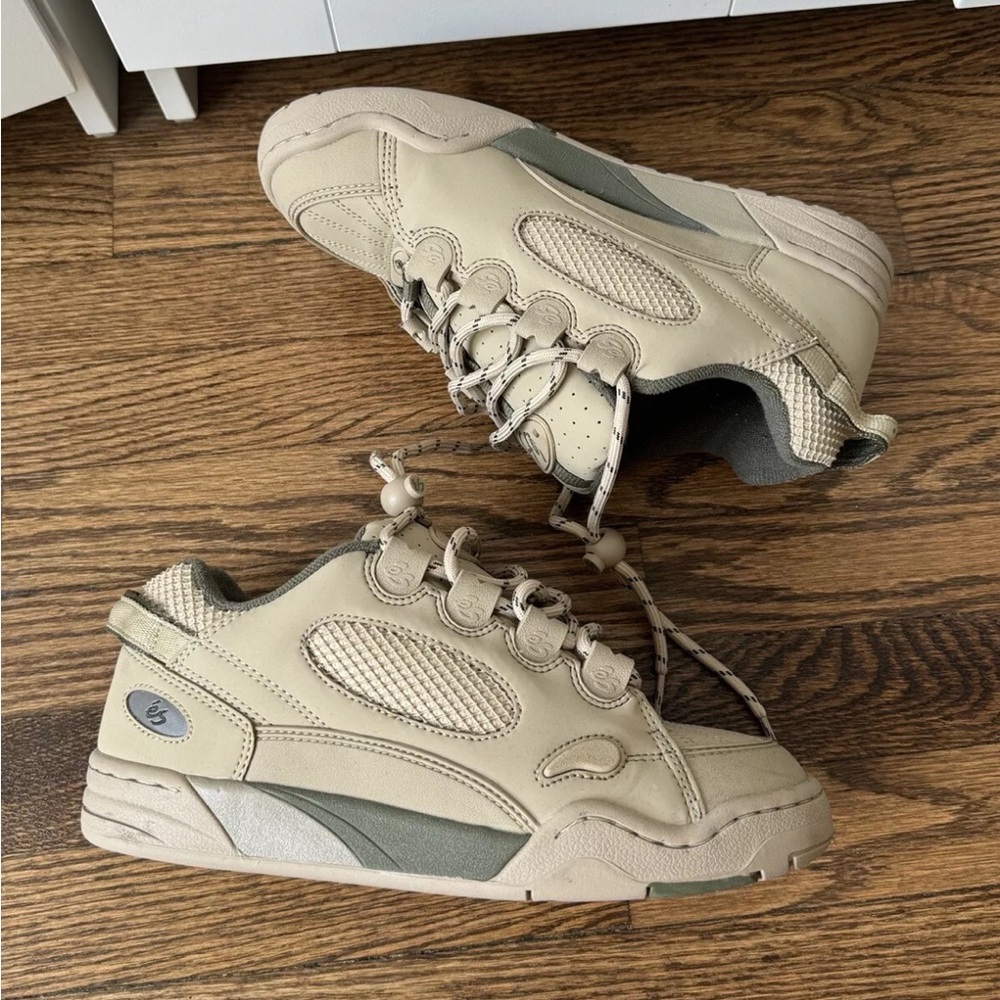Es Skateboard Shoes The Muska (Vegan) Tan/Green